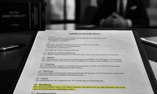 Häufige Fragen zum Arbeitsrecht an Ihren Anwalt in München