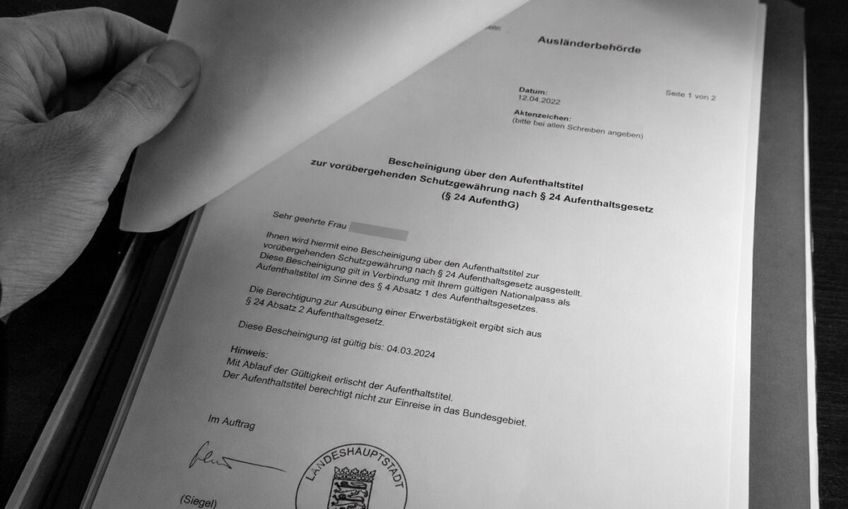 § 24 AufenthG und Statuswechsel — Anwalt für ukrainische Mandanten in München § 24 AufenthG und Statuswechsel — Anwalt für ukrainische Mandanten in München